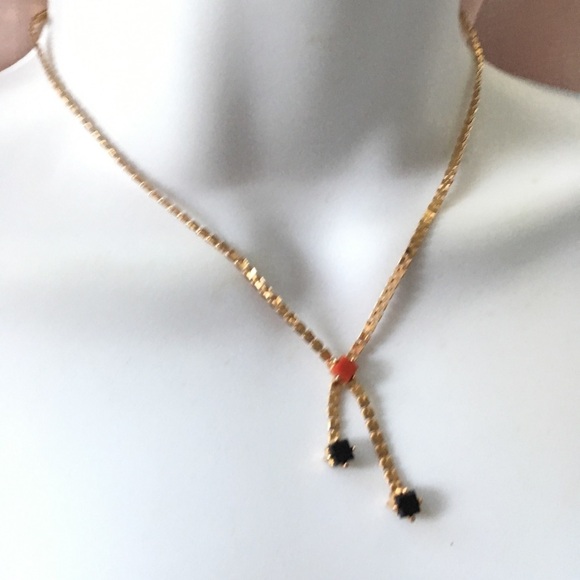 SARAH COVENTRY Vintage Gold Necklace - Picture 1 of 8